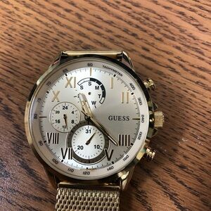 Guess Gold Chronograph Watch